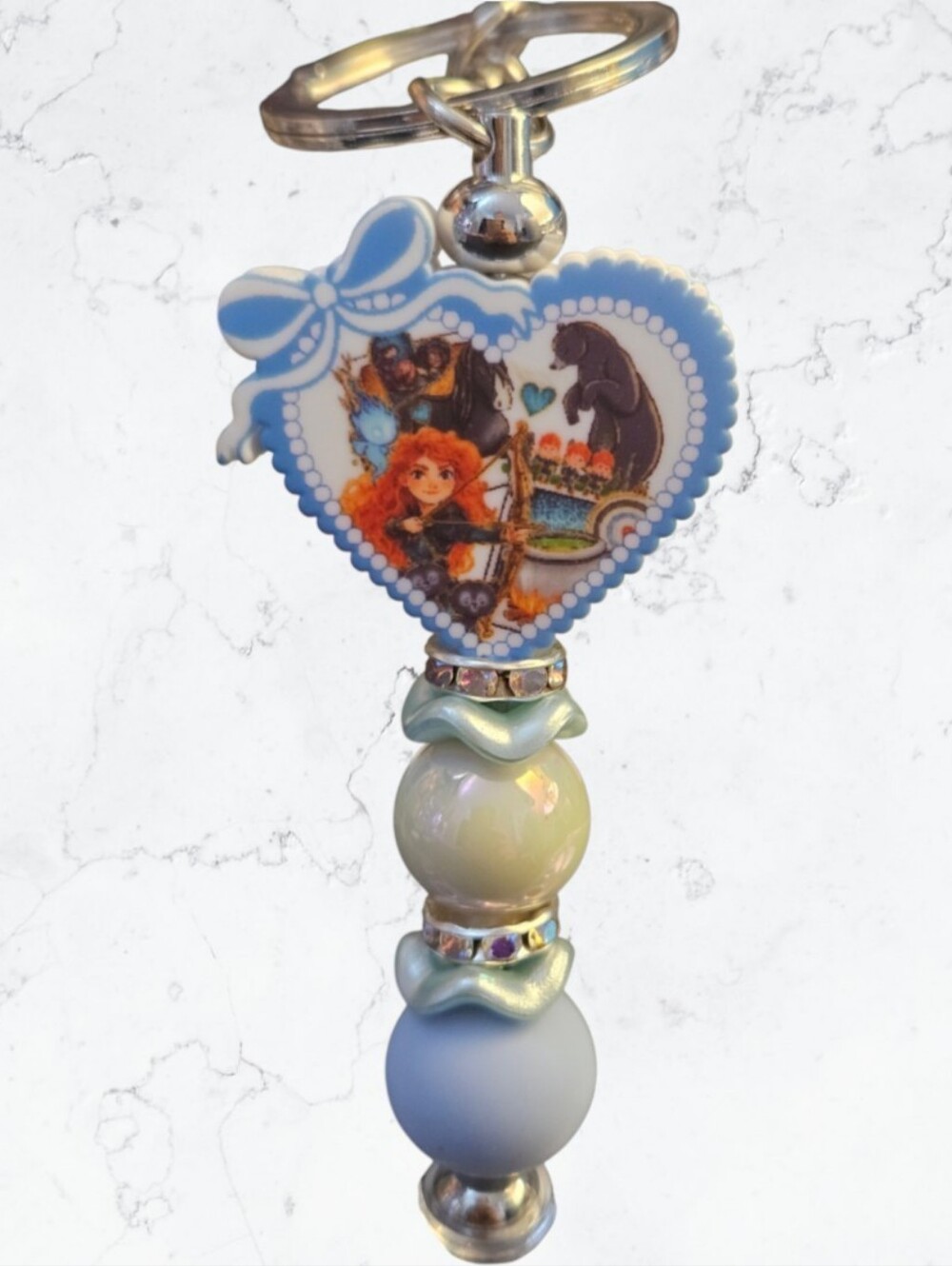 Disney's Merida From Brave Woman's Keychain/ Bag Charm